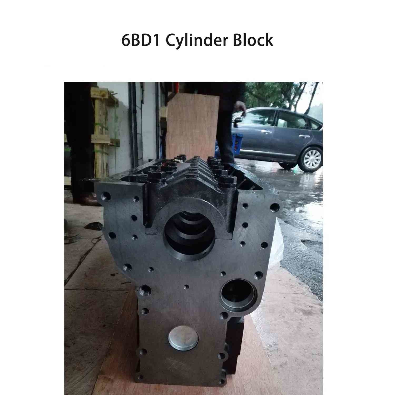 5.8L Displacement Isuzu 6BD1 Engine Cylinder Block 111210-4437 Replacement Parts