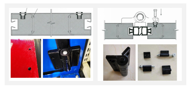 Customized Automatic Industrial Sliding Folding Doors Insulated 220V PU Foaming