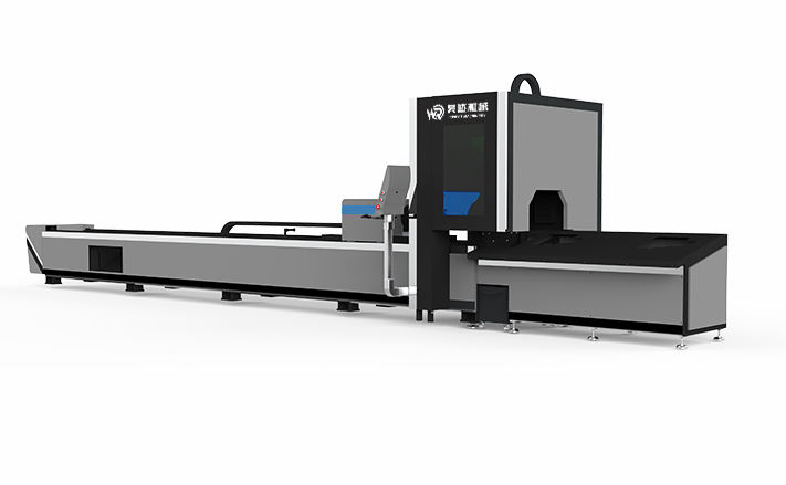 Metal Automatic Feeding Pipe Laser Cutting Machine 60 M/Min