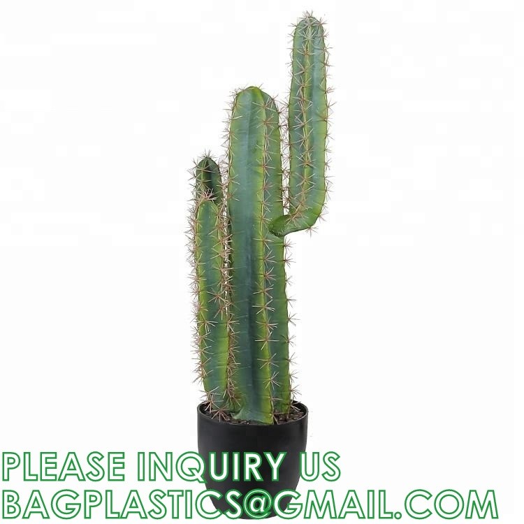 Artificial Cactus Fake Big Cactus 36 Inch Faux Cacti Plants For Home Garden Office Store Decoration