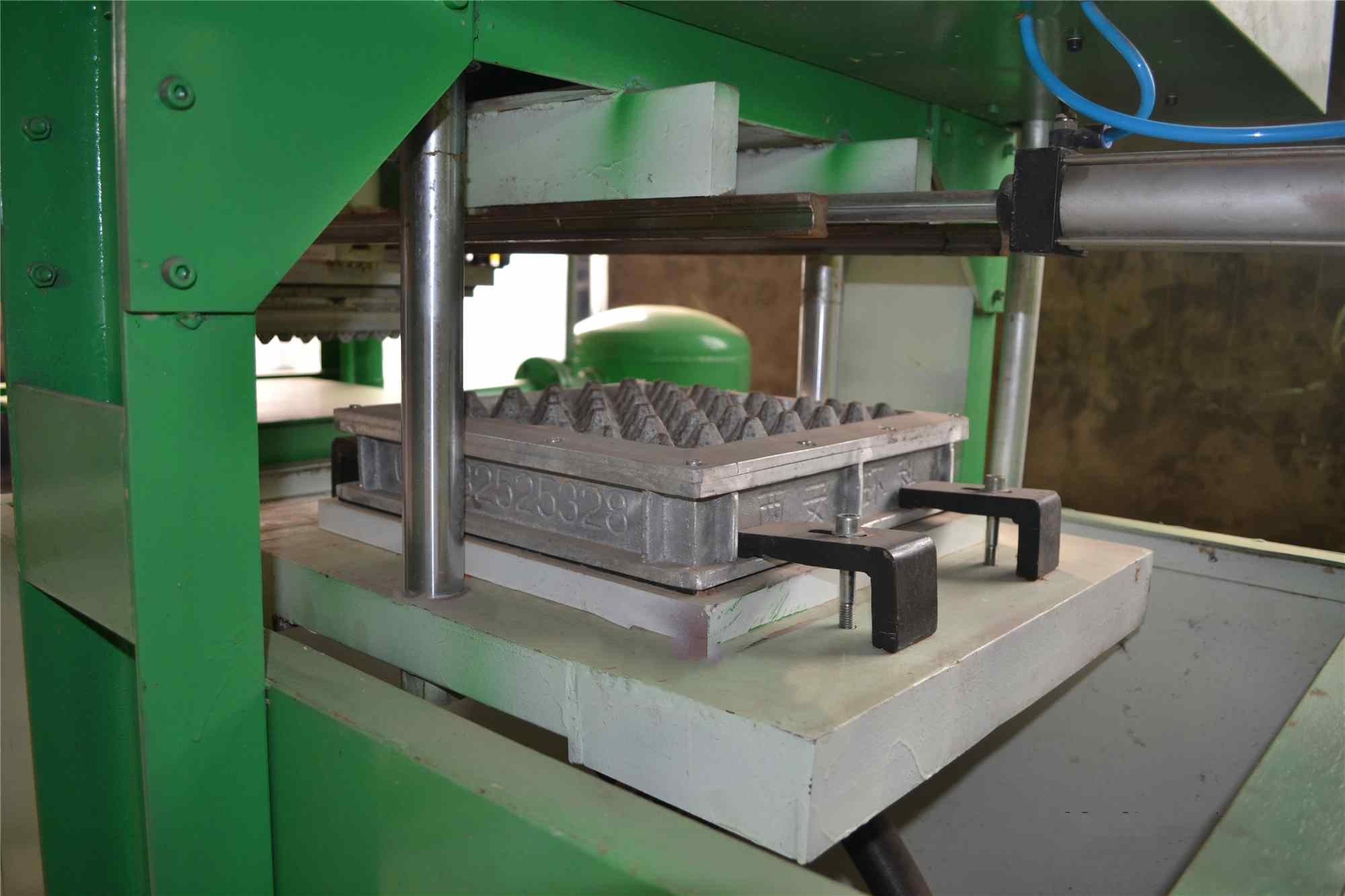Recycled Paper Pulp Molding Machine For Egg Tray / Fruit Tray / Bottle Tray Making