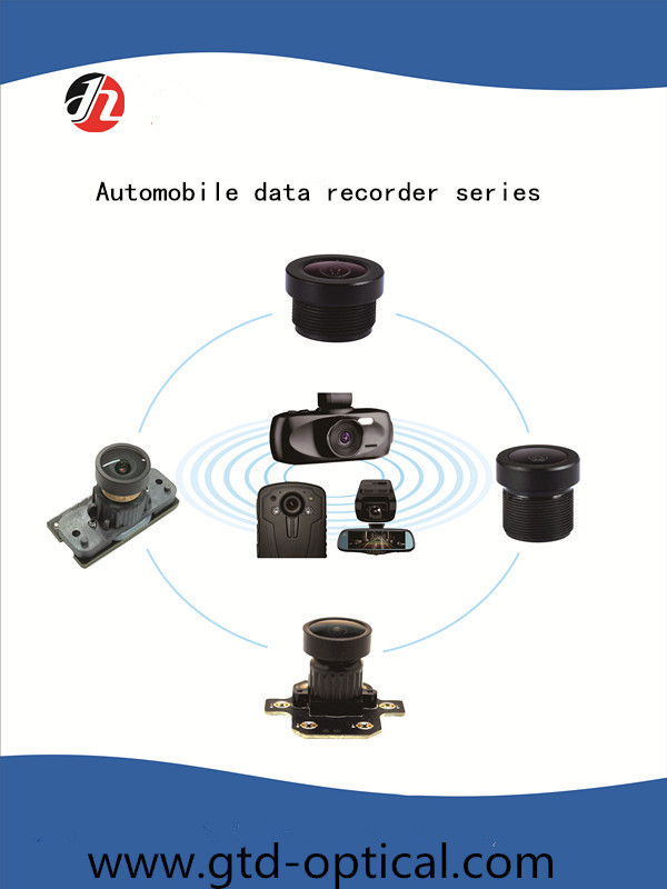 IPX9K Self Driving Car Camera Lens , 2MP/3MP，FEL3.34mm Wide Angle Lens，Ø6.9 High definition，ip camera ,F/NO.2.0,RI:40%