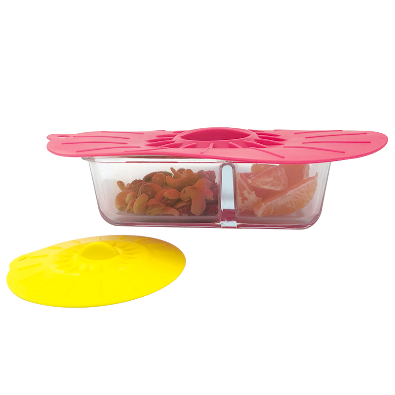 Dishwasher Safe Plastic Alternative Item Food Grade Pure BPA Free Microwavable Silicone Pot Bowl Sealing Lids for Food Storage