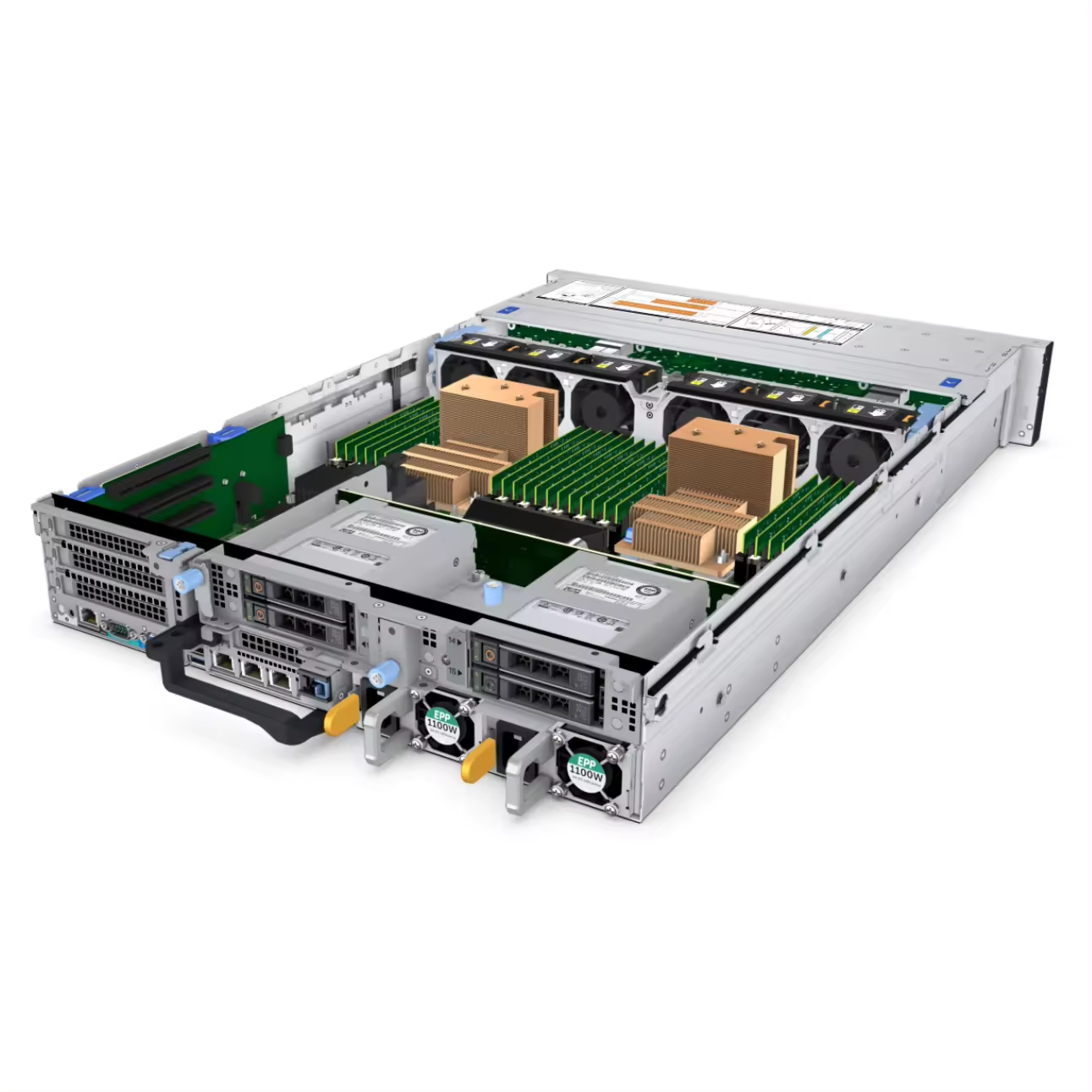 Original R740 Rack Network Server Computer Nas Server Storage Server for Data Storage