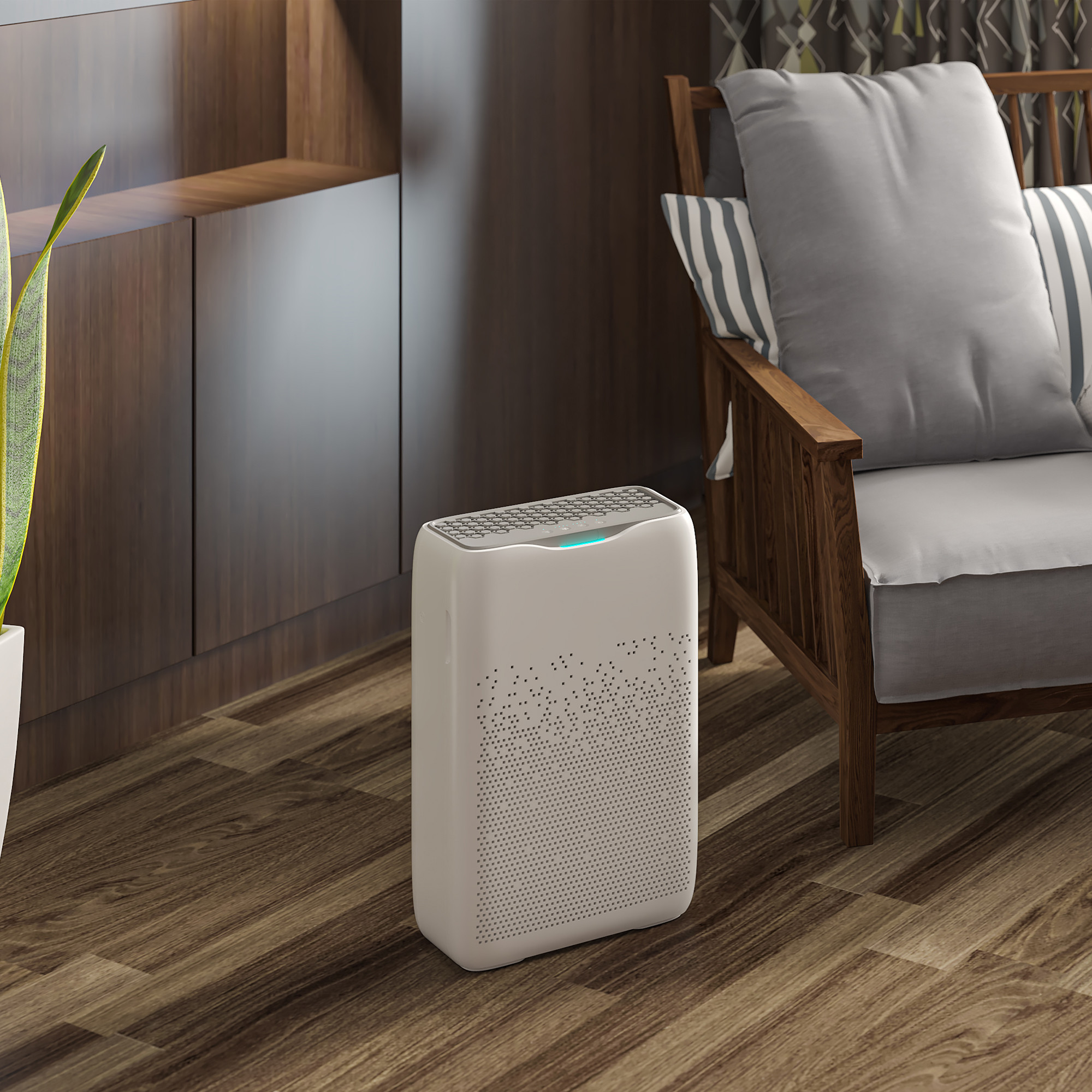 EPI188 50dB H13 Hepa Air Purifier Easily Solve Indoor PM2.5 Dust