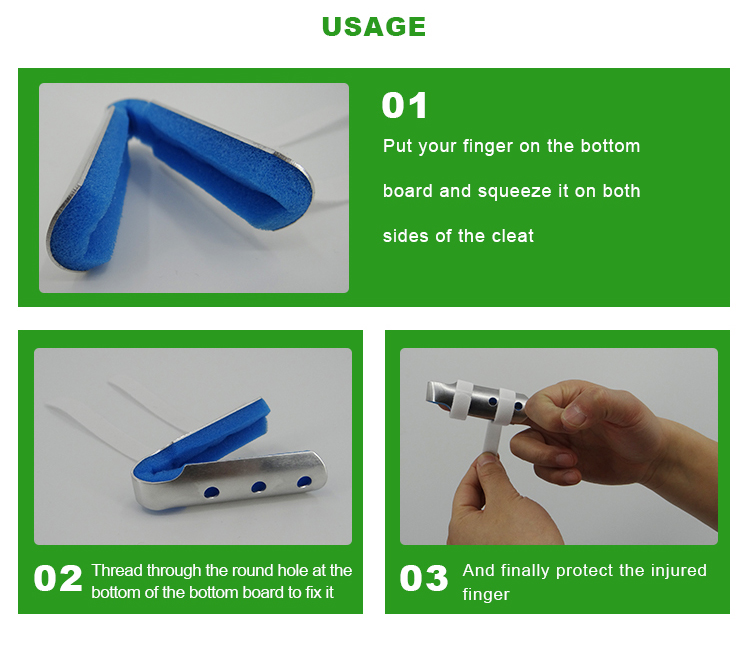 Factory finger splint brace baseball splint for sale.jpg