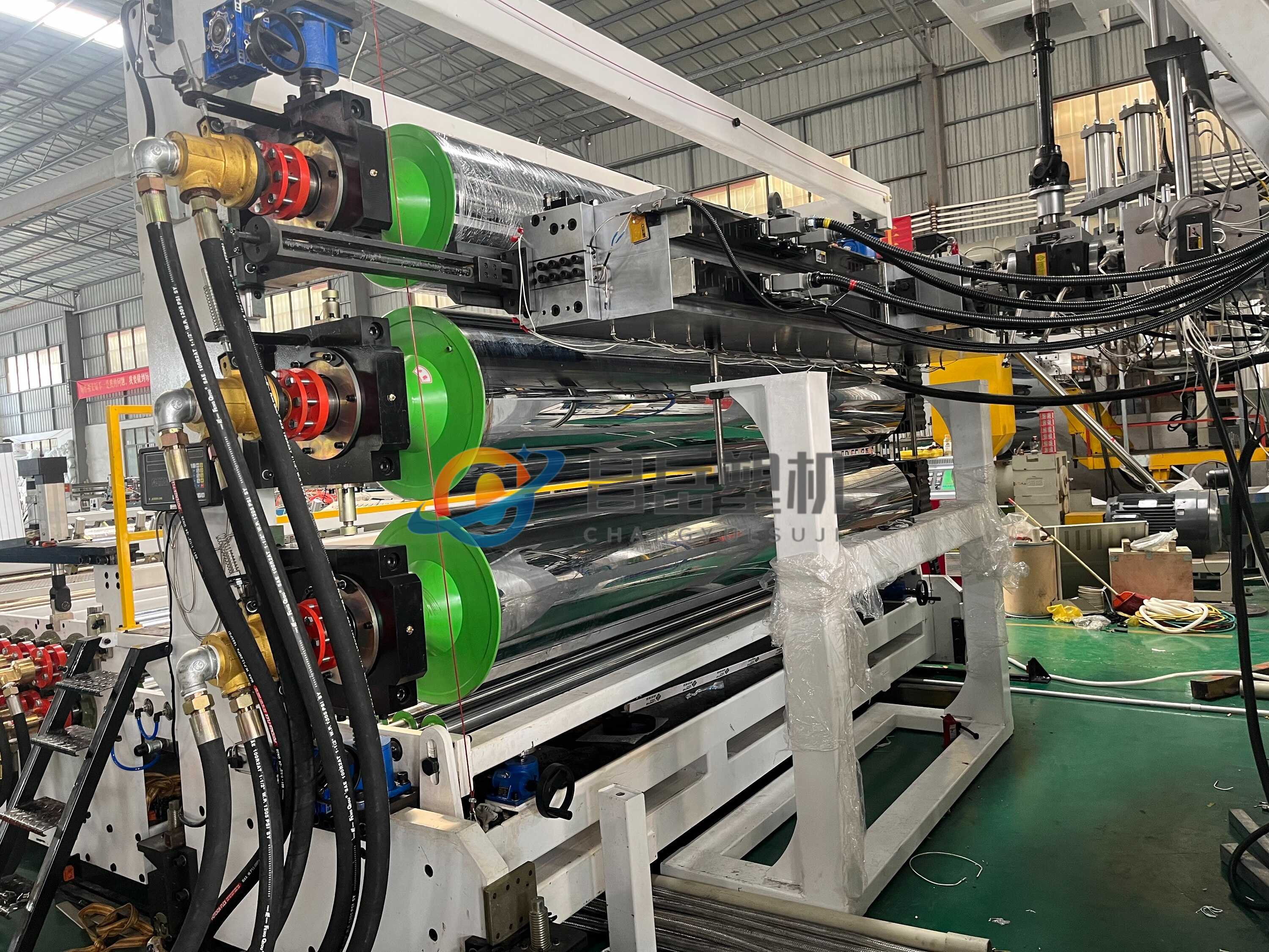 PE Plastic Processed Geomembrane and Geotextile Production Line with WEG/SIEMENS Motor