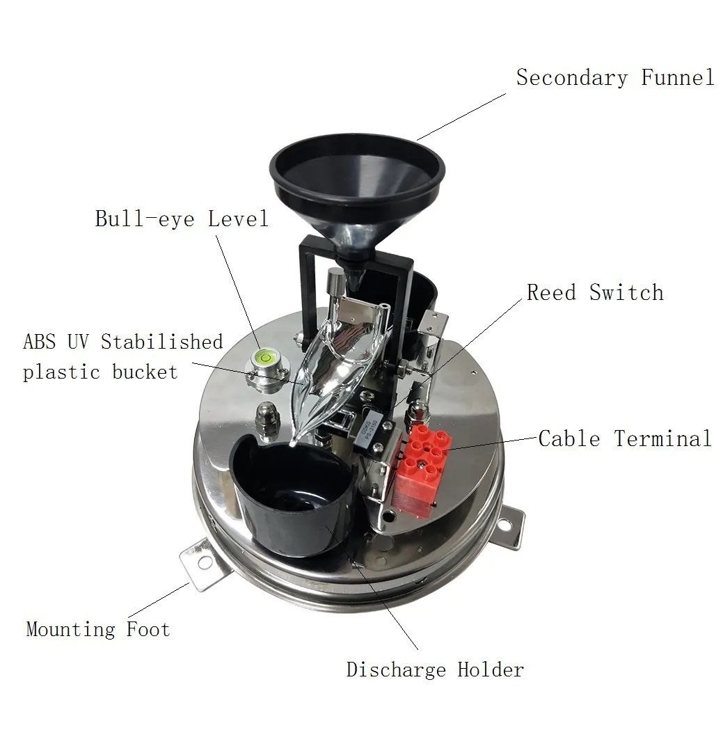 WS 601 SS2 Meteorological Rainfall Measurement Rain Gauge with Customized Support OEM