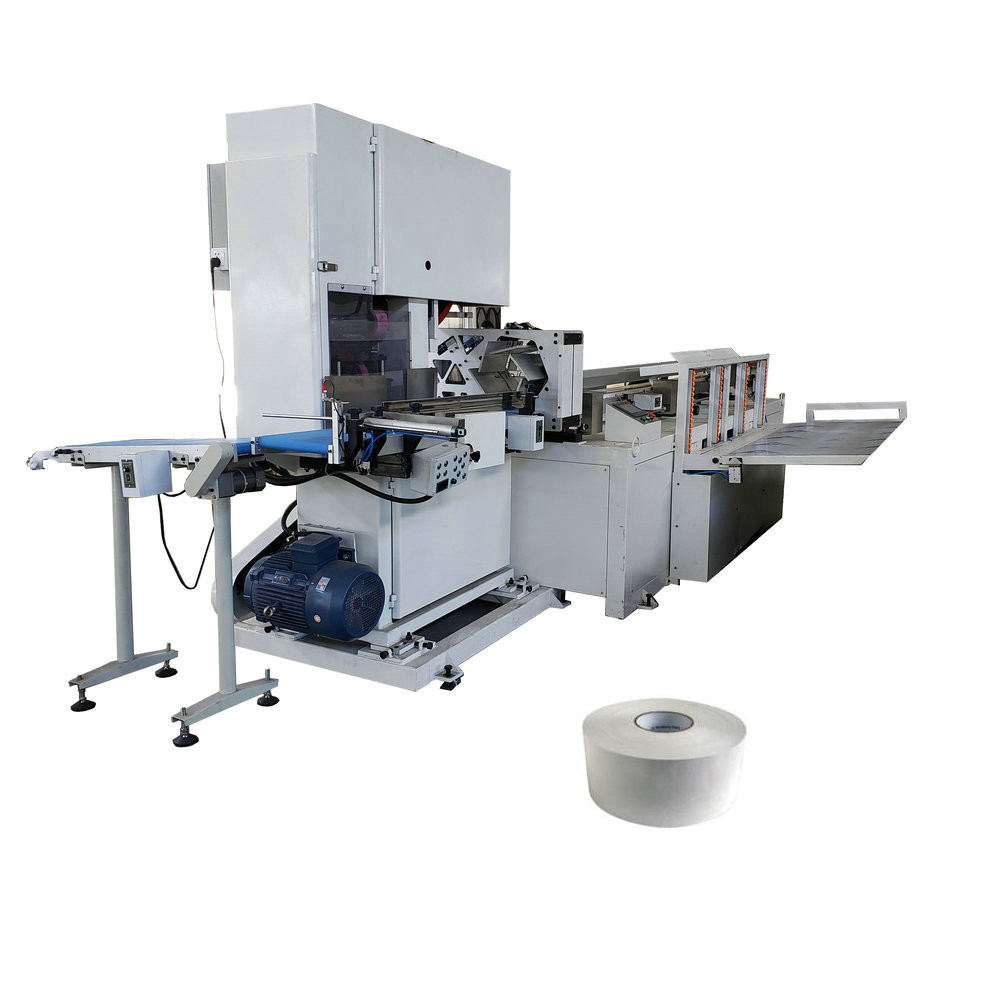 Industrial Toilet Paper Roll Cutting Machine Band Saw 15KW 15-30cuts/Min Full Automatic