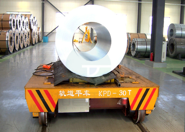 Hydraulic lifting metal industry apply coil transfer carts for steel pipes or cylinder materials