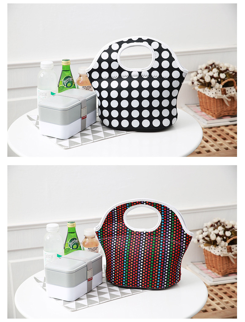Casual Waterproof Neoprene Lunch Bags For Frozen Food