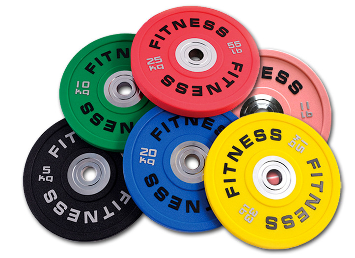 Wholesale Gym Fitness Equipment Colorful High Quality Weight Plates