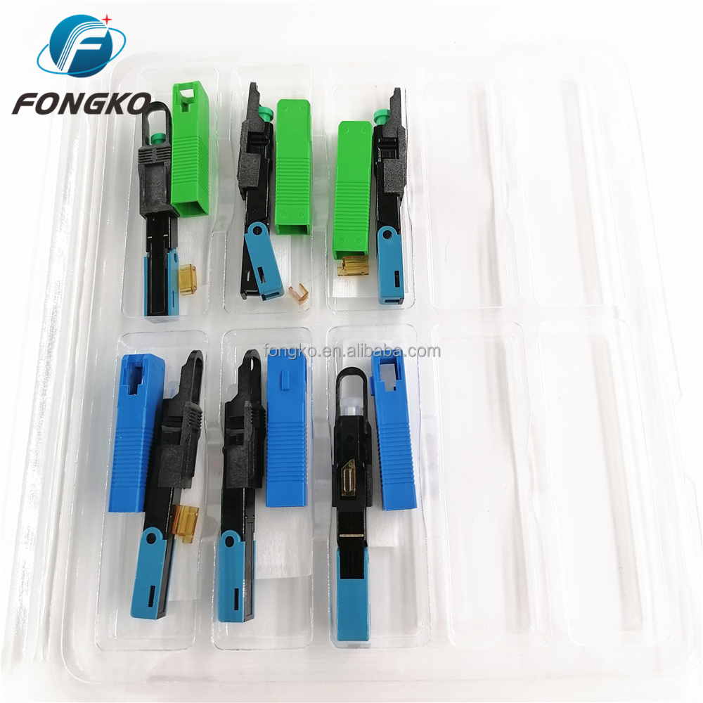 OEM multimode Fiber Optic Fast Connector Sc Upc for FTTH Communication FKSU017