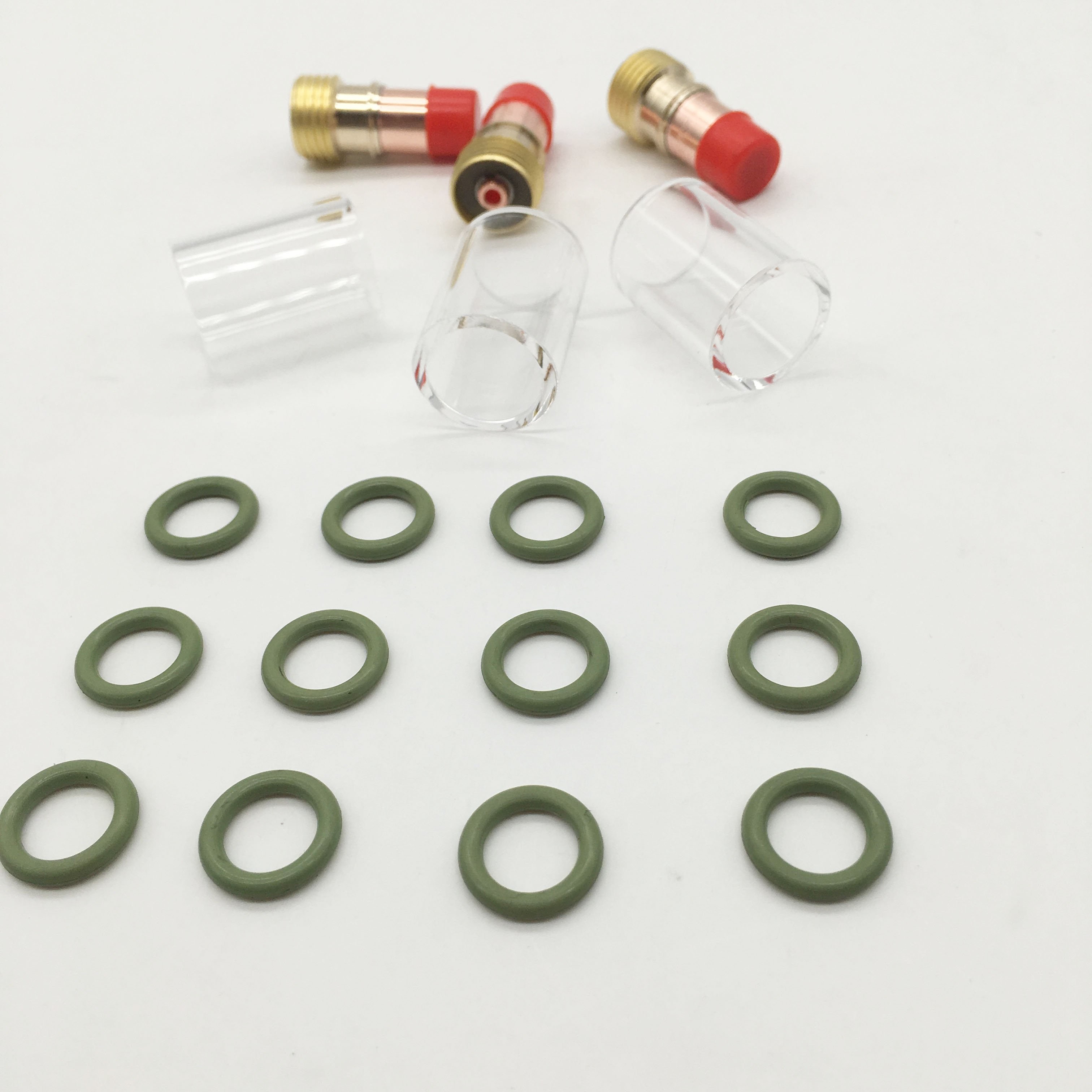 WP9 20 Welding Gun Parts , Copper Small Gas Lens 25gram Weight 85159000