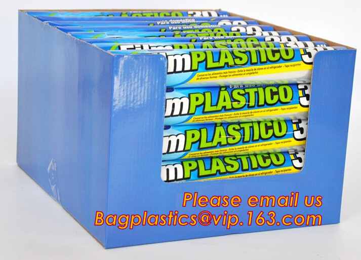 Food Wrap Film Heavy Duty Plastic Bags PVC Cling Film Plastic Wrap 30CM X 400M