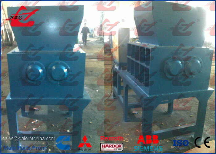 High Efficiency Steel Scrap Shredder Machine , Metal Shredding Machine 1 - 2m3 / H Capacity
