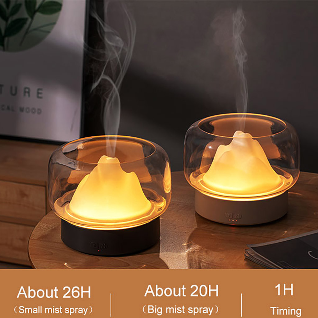 400ml BPA Free Mountain View Aroma Diffuser Humidifier