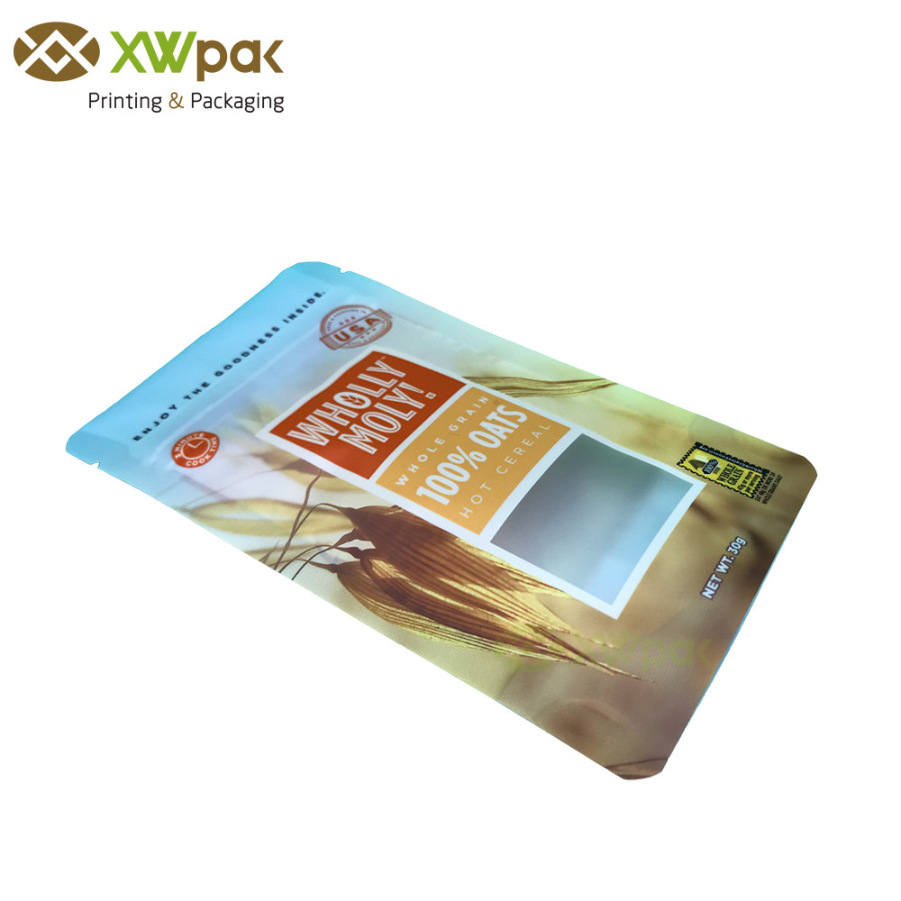 Food Grade Stand Up Pouches Matte Black Coffee Bags With Bottom Sealing 7mm