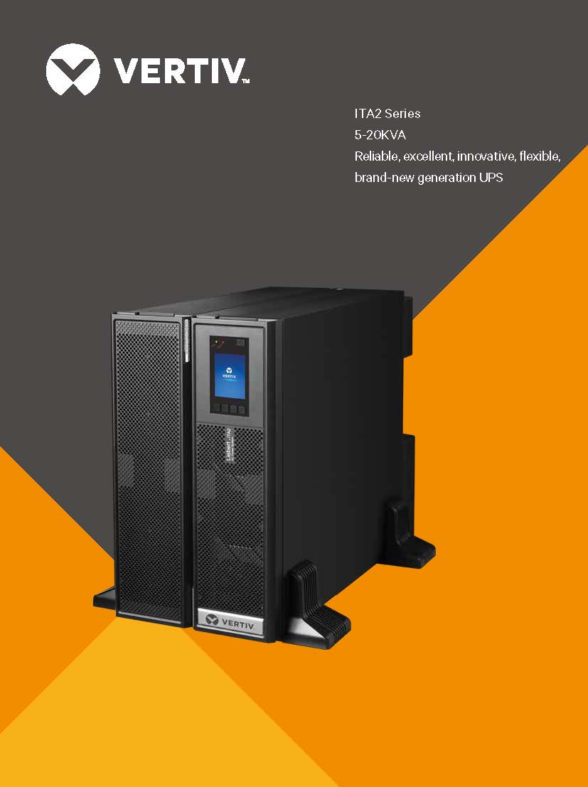 Industrial Vertiv Liebert ITA2 5KVA 20KVA Online Double Conversion UPS for Networking