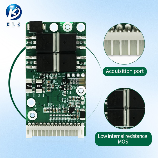 Lithium Ion Battery Pack 13S BMS , 48V Li-Ion Smart BMS With 15A Circuit Protection