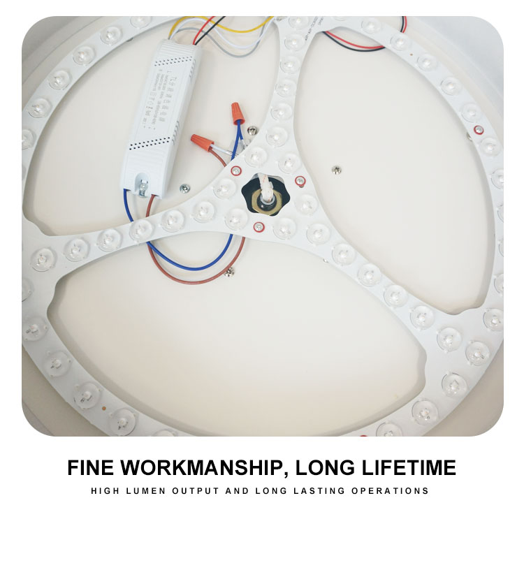 1stshine LED Ceiling Fan in White Color with 3000K/4500K/6000K CCT and 10 Years Motor