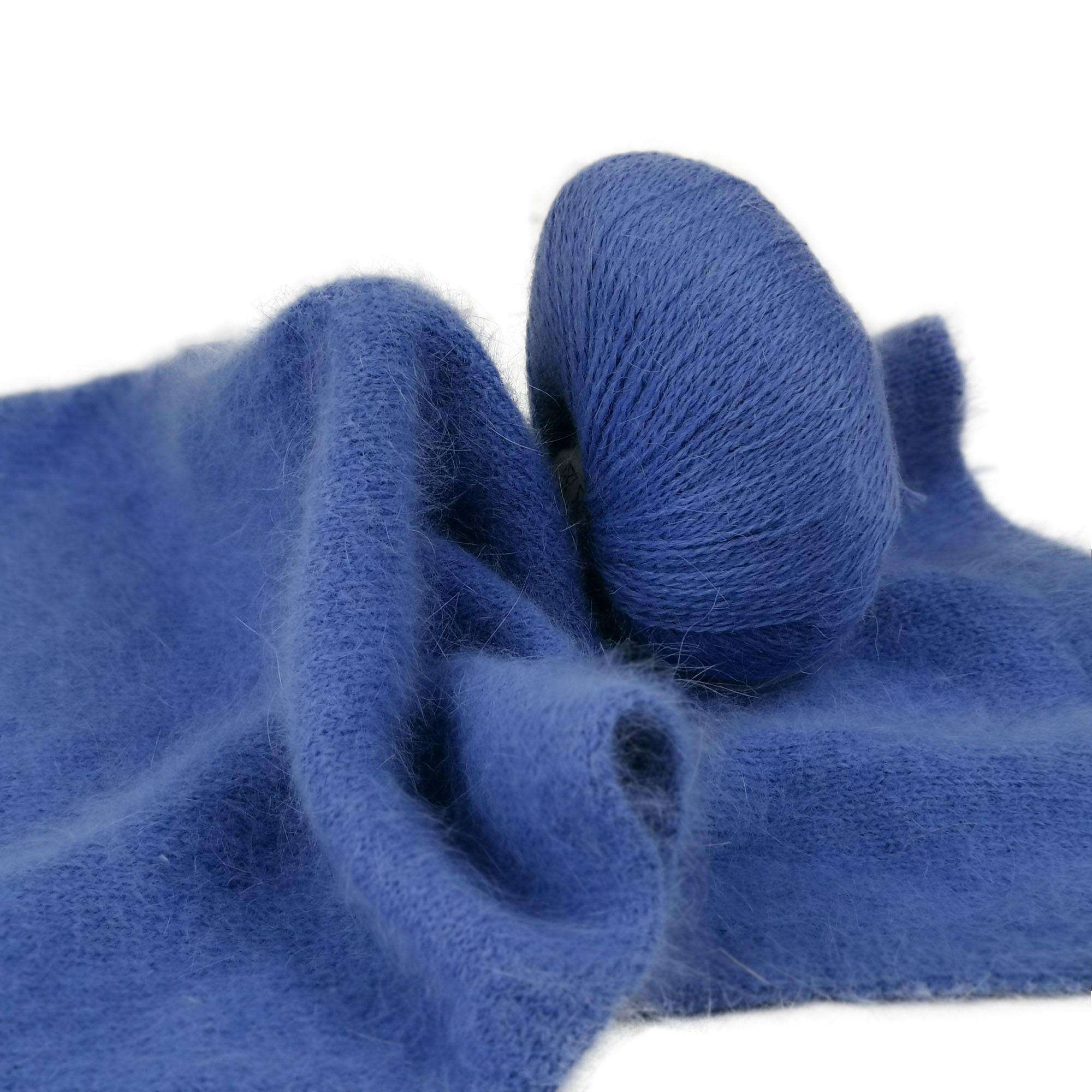 1/15NM Blending Soft Silk Long Mink And Rabbit Yarn For Hand Woven Sweater Bodysuit