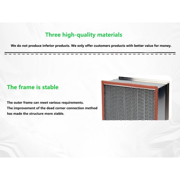 High Temperature Air Filter Designed For In High Heat Environments Providing Stable Air Control And Particulate Filtration