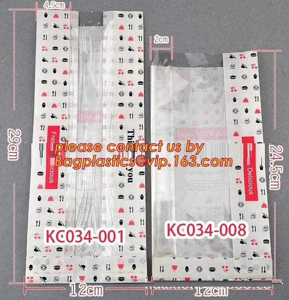 China supplier promotional custom coated bread/sandwich paper kraft bag with clear window,brown kraft paper bakery bread