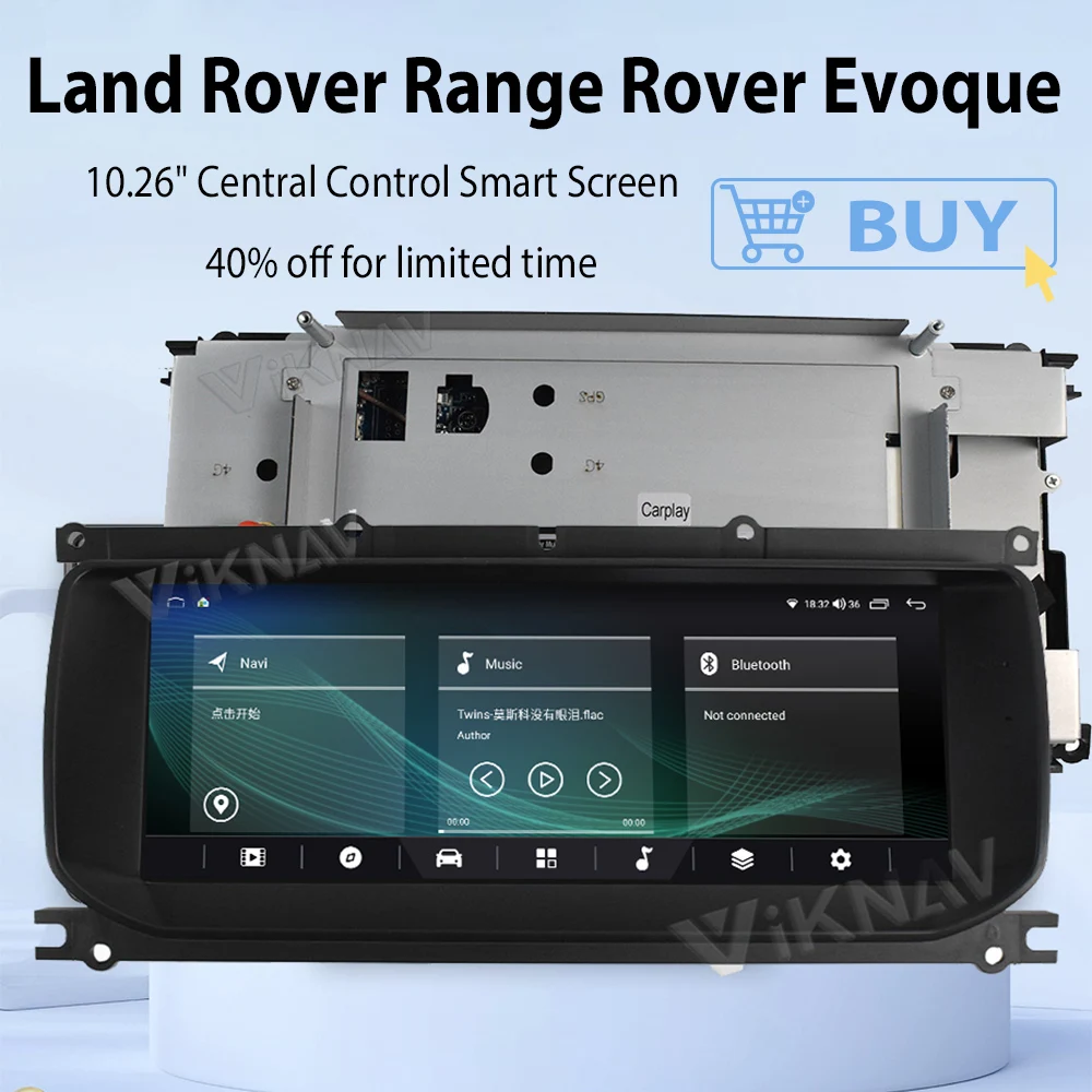10.25 Inch Android Car Stereo Radio For Land Rover Evoque L551 L538 2012-2018 GPS Navigation Touch Screen DVD Player