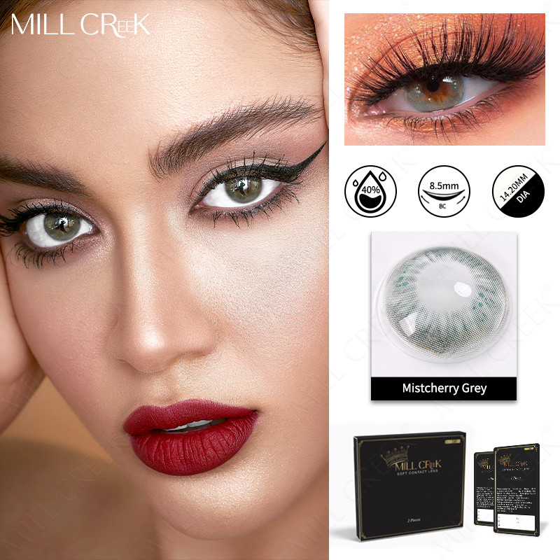Eco Disposable Daily Tulip Gray Contact Lens For Dry Eyes