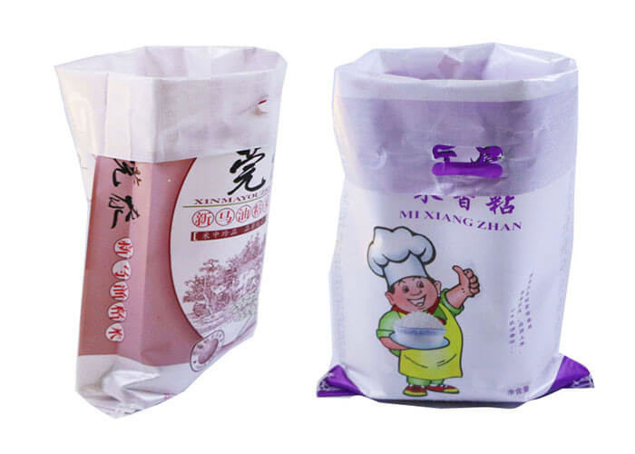 Biodegradable Food Grade Plastic Bags For Rice Packaging UV Resistance