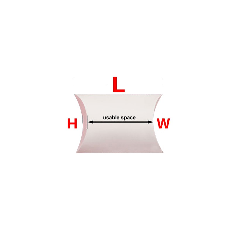 Others Box Type Foldable Packaging Pillow Shaped Kraft Paper Box for Customization