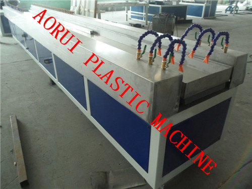 WPC Profile Making Manufacturing Plastic Machine , Plastic Celling Profile Extrusion Machine