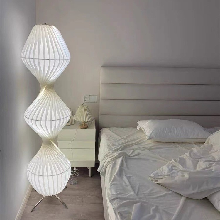 High End Japanese Style Modern Chandelier Elegant LED Floor Lamp For Living Room Bedroom Broadcast Room