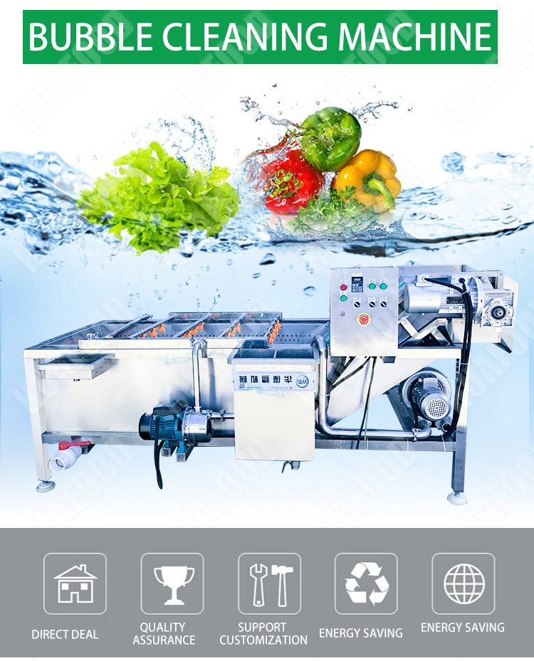 Automatic Food Processing Machines Fruit And Vegetable Washing Equipment