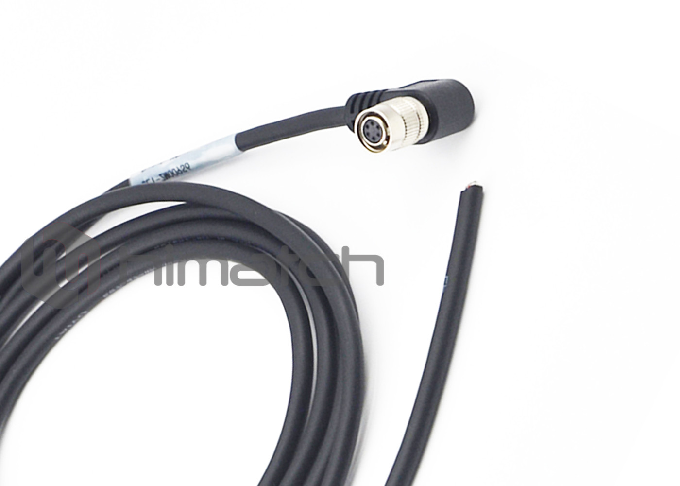 OEM / ODM Analog Camera Cable Hirose 6 Pin Right Angle Cable For Basler Camera