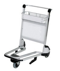 BSCI approved Brake Airport Luggage Trolley, Airport Trolley Airport Passenger Baggage Luggage Shopping Cart Trolley