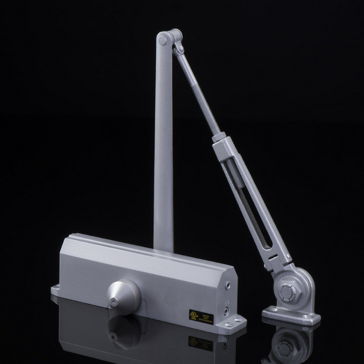 Metal Commercial Hydraulic Door Closer Hold Open Arm Width Range 850-1500mm