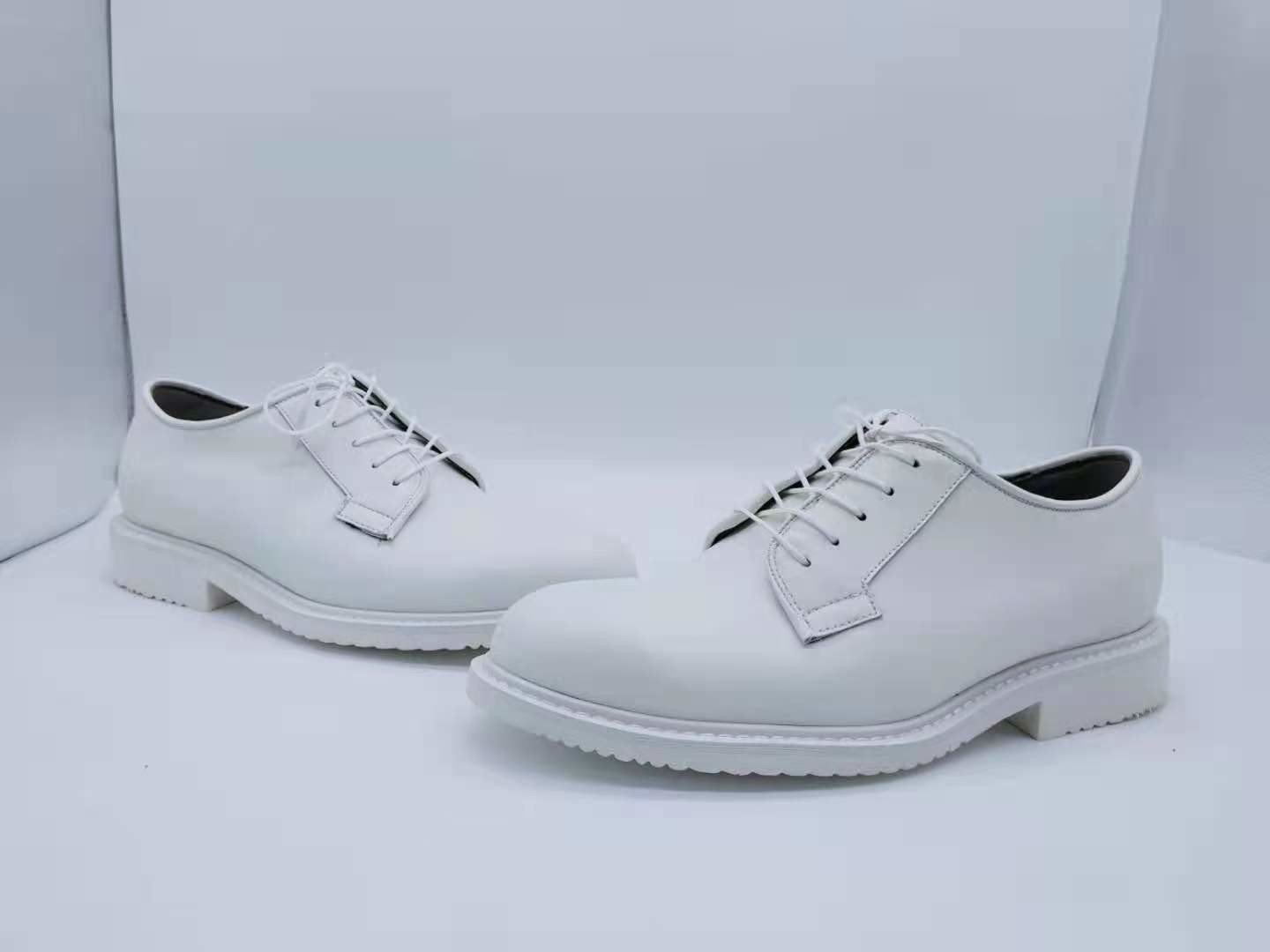 PU Sole Nurse Safety Shoes Anti Smash / Anti Puncture White Steel Toe Shoes