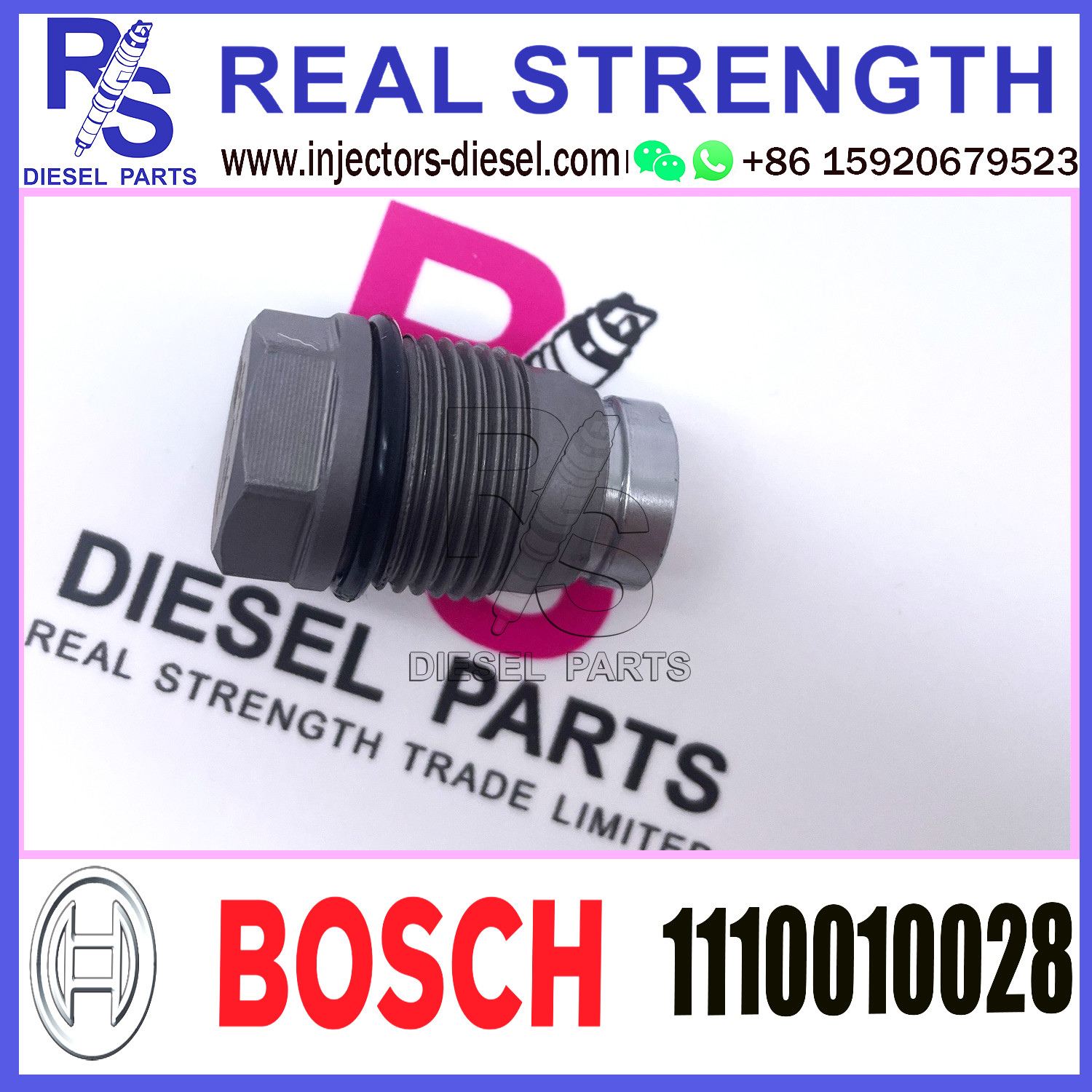 BOSCH PRESSURE LIMITING VALVE 1110010028-390 1110010028