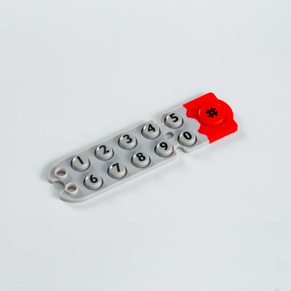 OEM Multi Color Pantone Silicone Credit Card Machine Keypad