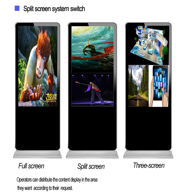 Metal Free Standing Ipad Kiosk With Multi Points Capacity Touch Screen