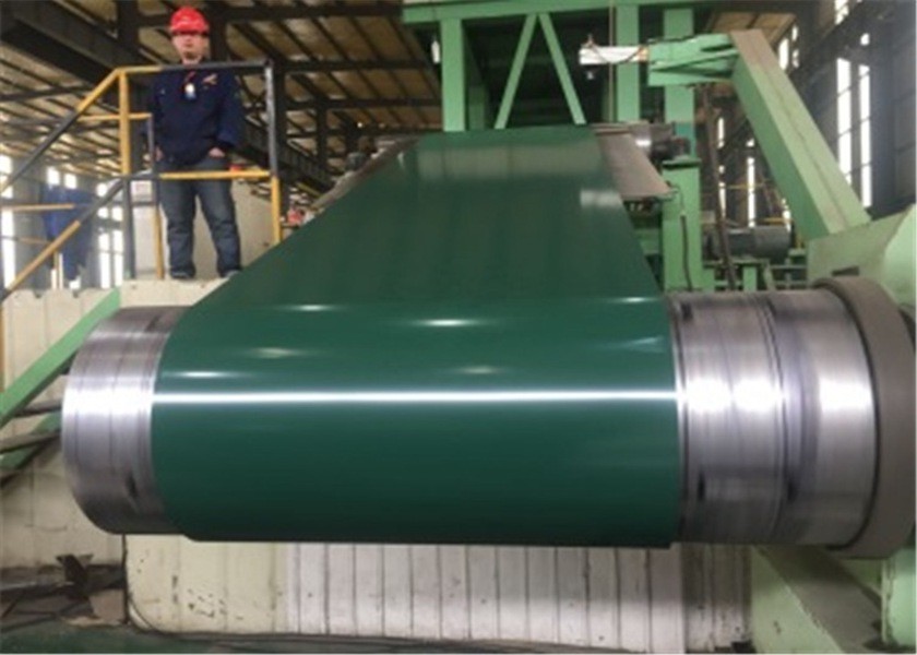 914mm RAL6018 Pre Painted Steel Coil Aluzinc Steel Coil