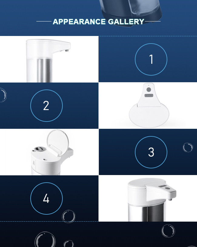 1000ml Stainless Steel Touchless Motion Sensor Soap Dispenser