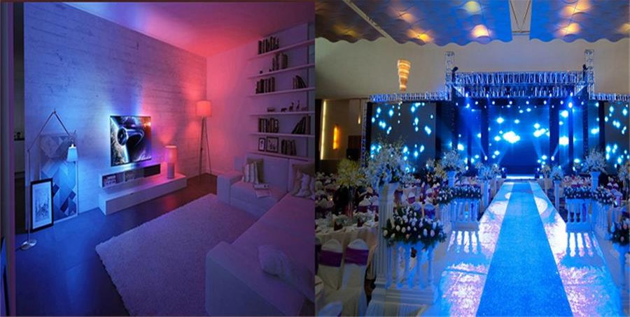 Plastic 7-15W Disco Ball Light Size 119*88MM For Shopping Malls