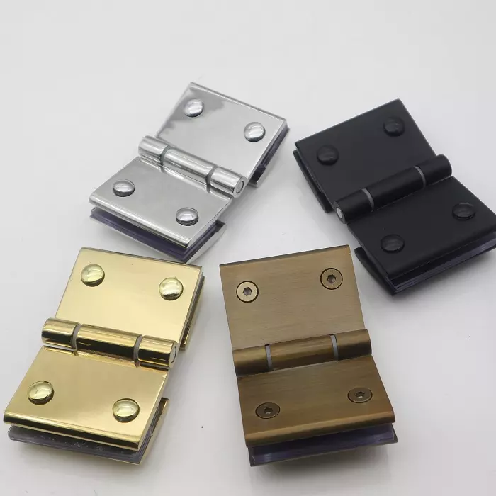 Upgrade Your Bathroom with 835g Heavy Duty Glass to Glass Shower Door Hinge 4 Colors