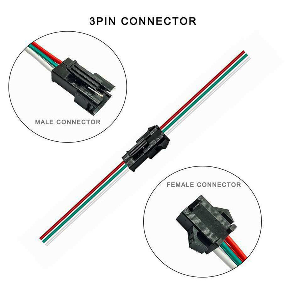 3pin Connector Electrical Wire Harness UL TS 16949 ISO 9000 Certification