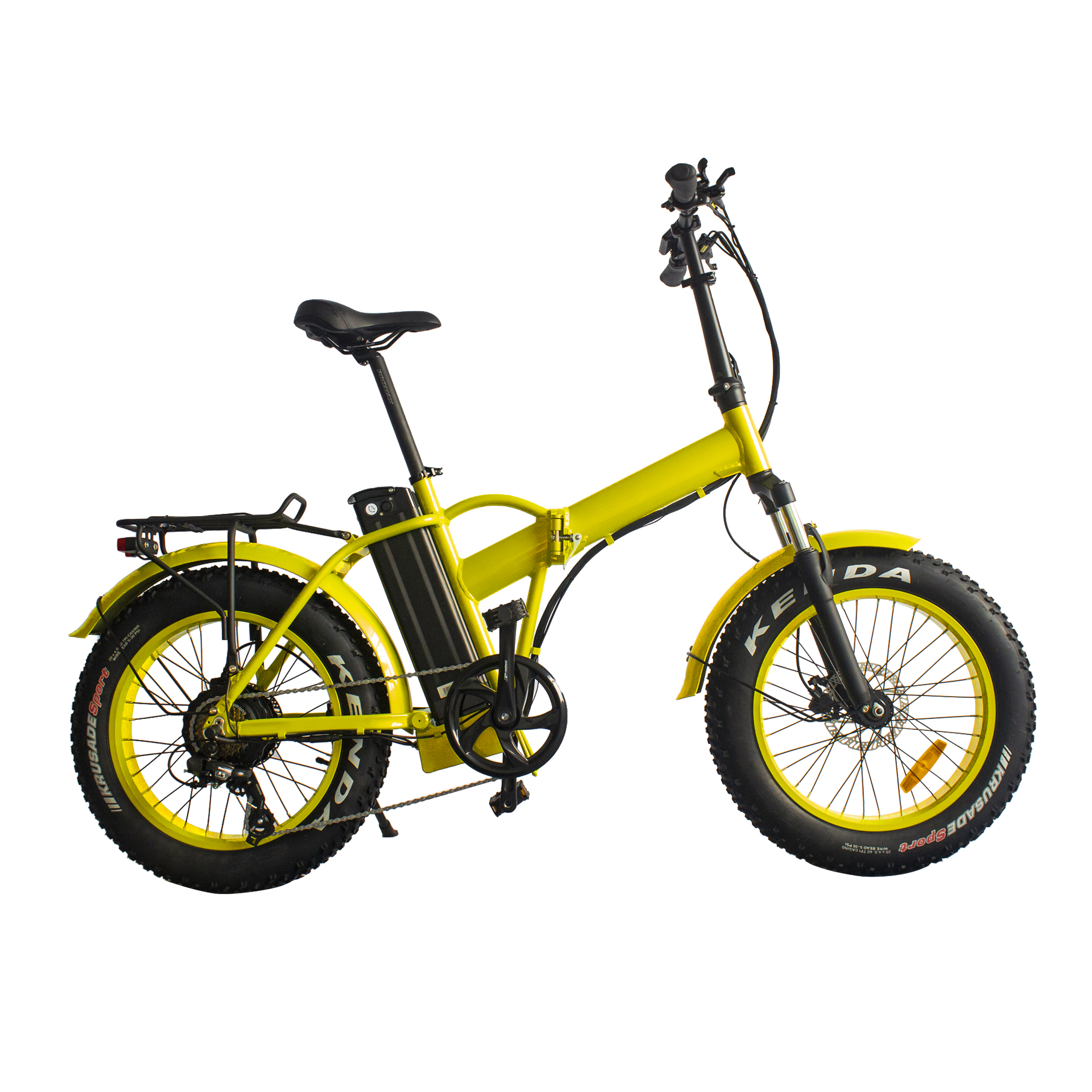 Aluminum Folding Electric Bike Lightweight With Child Seat Powerful 55km H