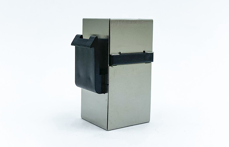 Cat6e Right Angle Single Port RJ45 Keystone Jacks Metal with Shield 8p8c TMZT281XEXX7E