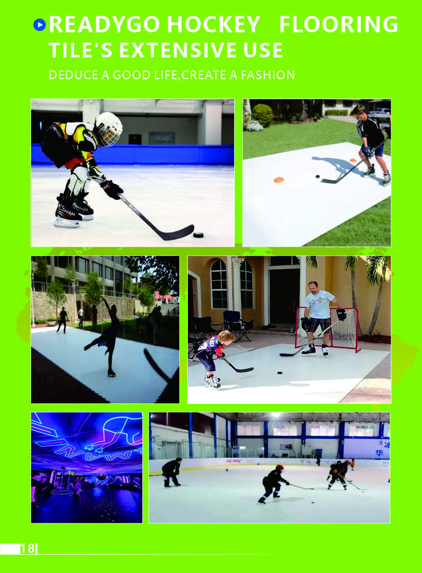 High Shock Absorption Sport Floor Tiles Outdoor Court Tiles For Skating